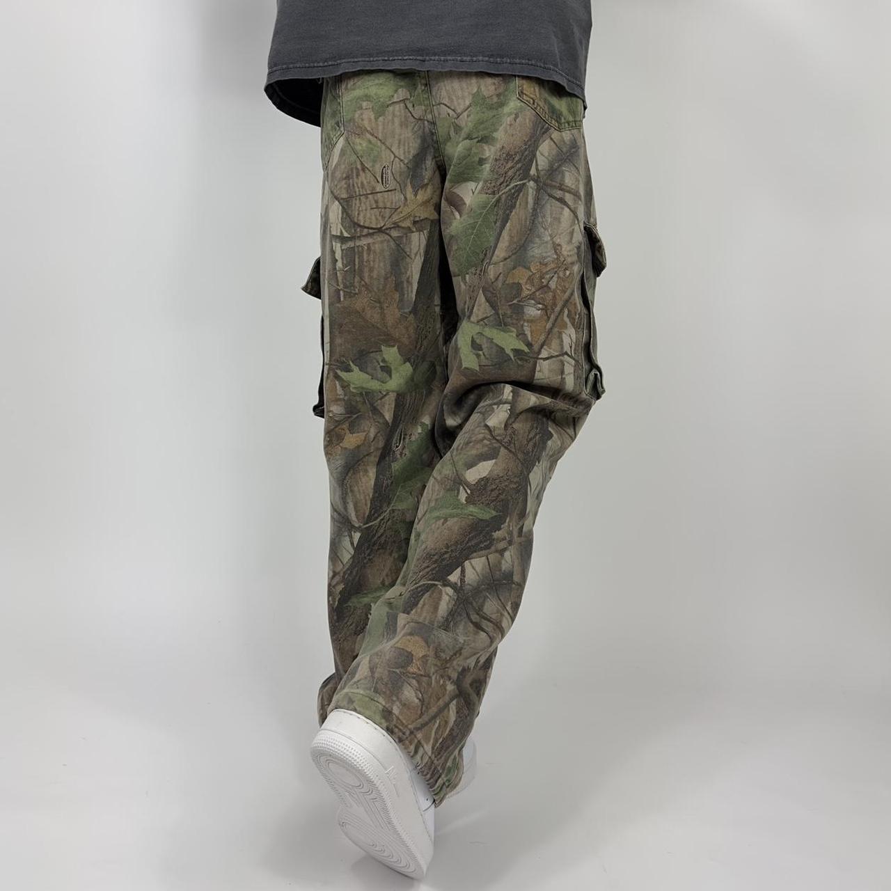 Baggy Y2K Camouflage Cargo Utility Pants • Men’s... - Depop