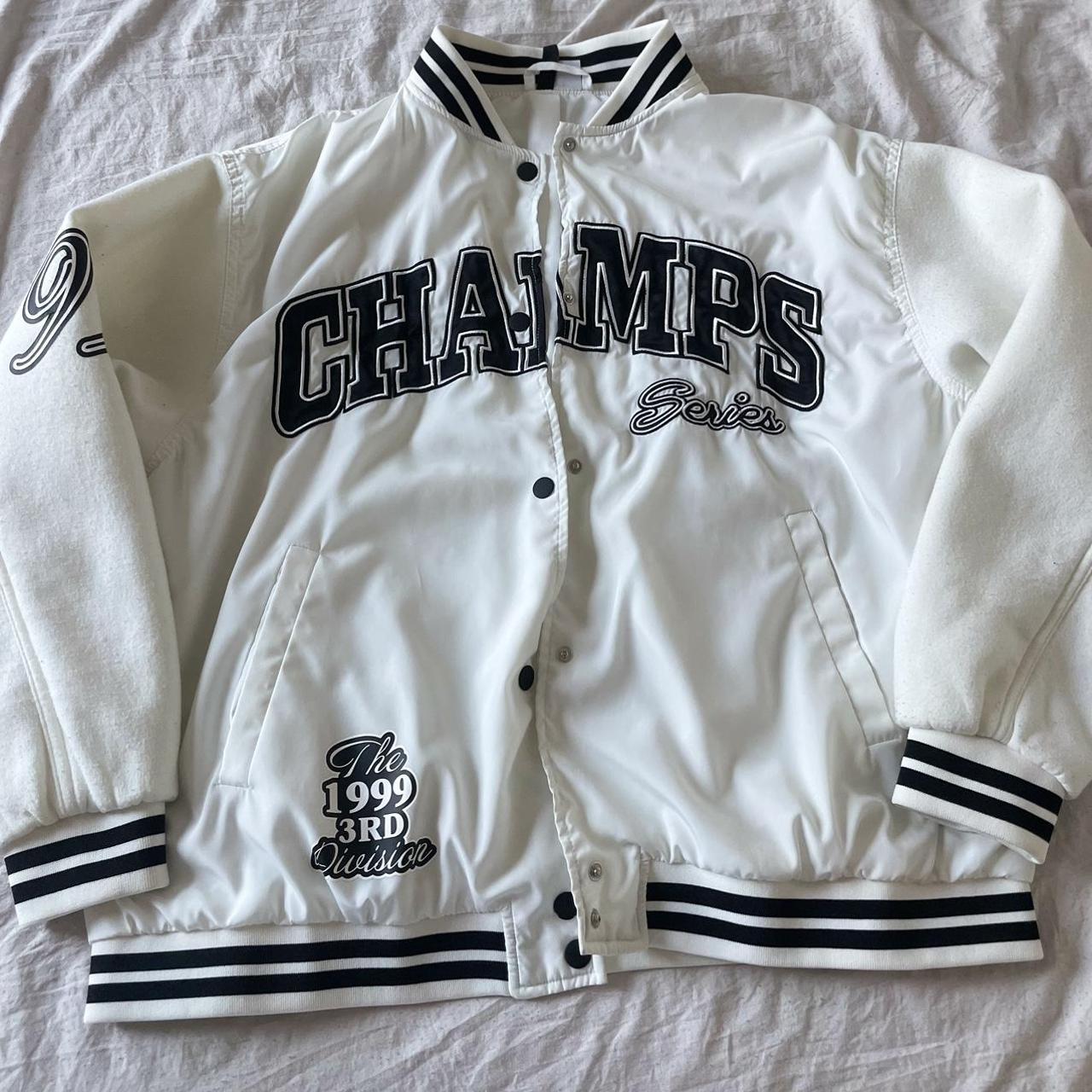 “CHAMPS” H&M varsity jacket Depop