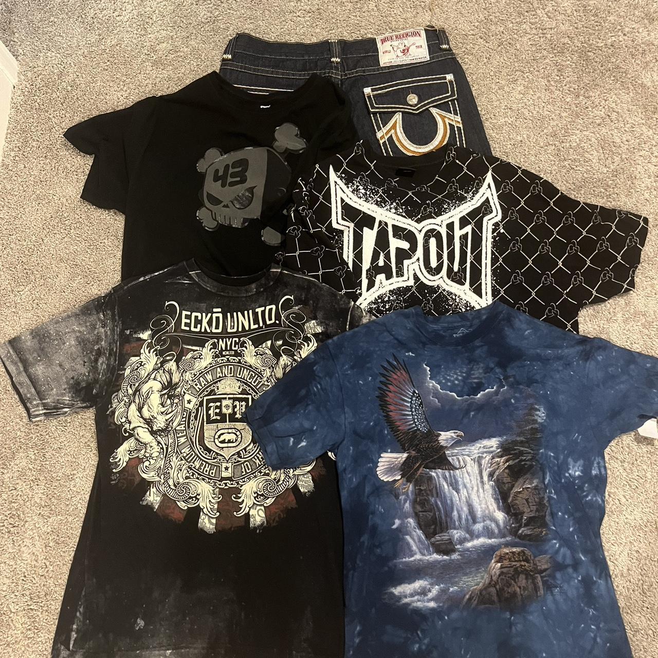 ⭐️crazy Y2k Haul ⭐️ DO NOT BUY‼️ Dc Shoes Tee, Tapout... - Depop