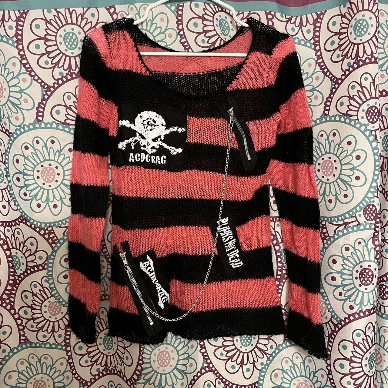 ACDC RAG border sweater! This is a repop. I adore... - Depop