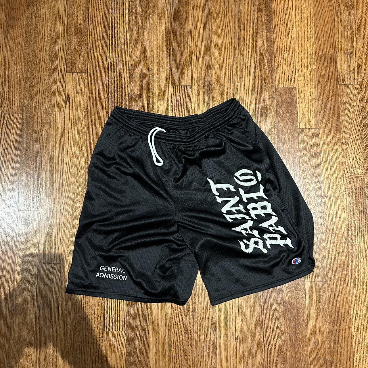 Champion Kanye Saint Pablo tour shorts #kanye... - Depop