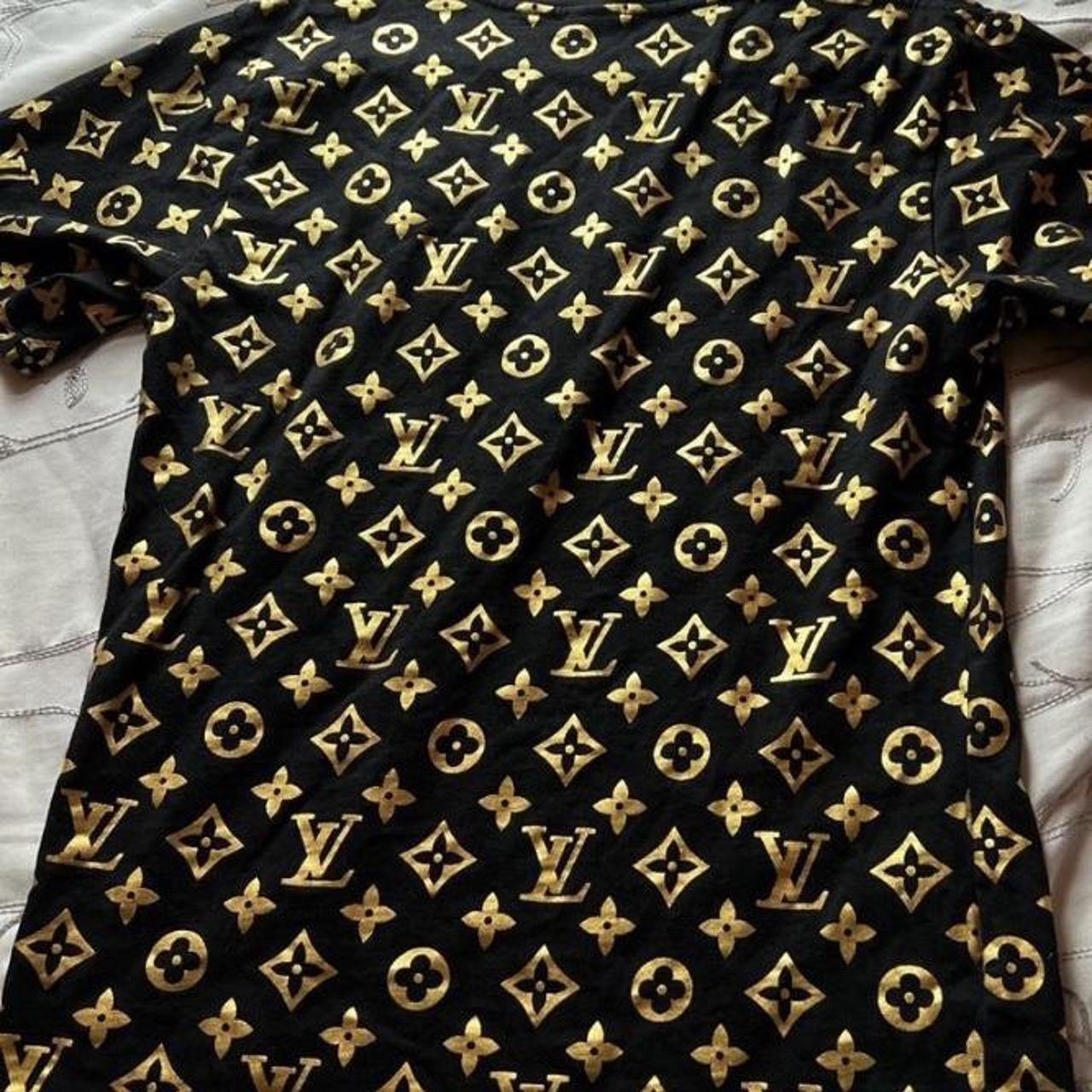 Supreme xLouis Vuitton Box Logo Shirt Black &... - Depop