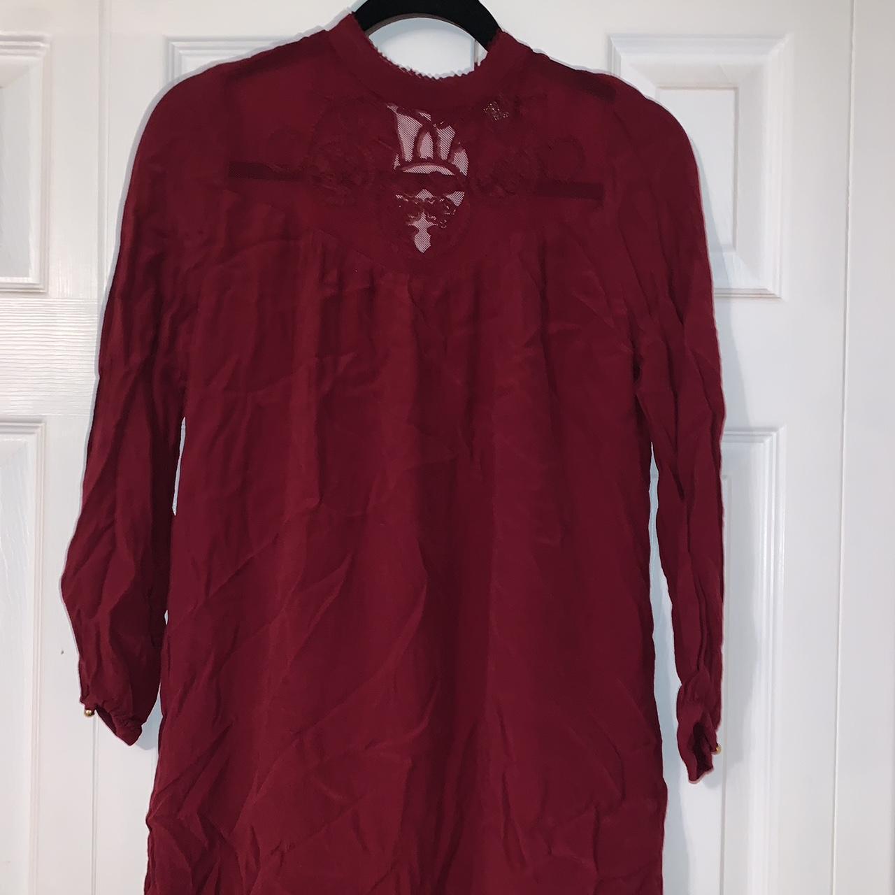 Long sleeve red 2024 dress forever 21