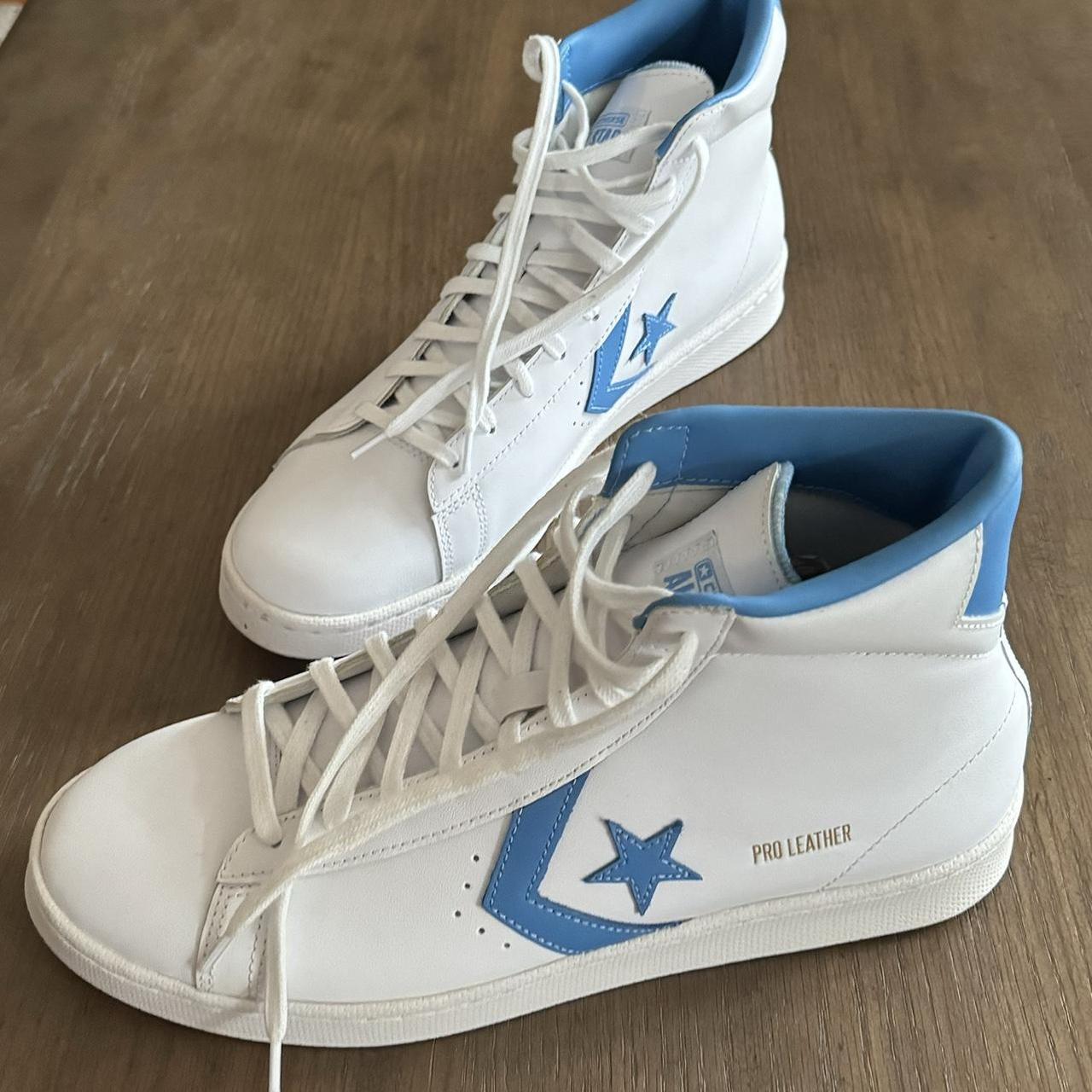 Converse pro on sale leather blue