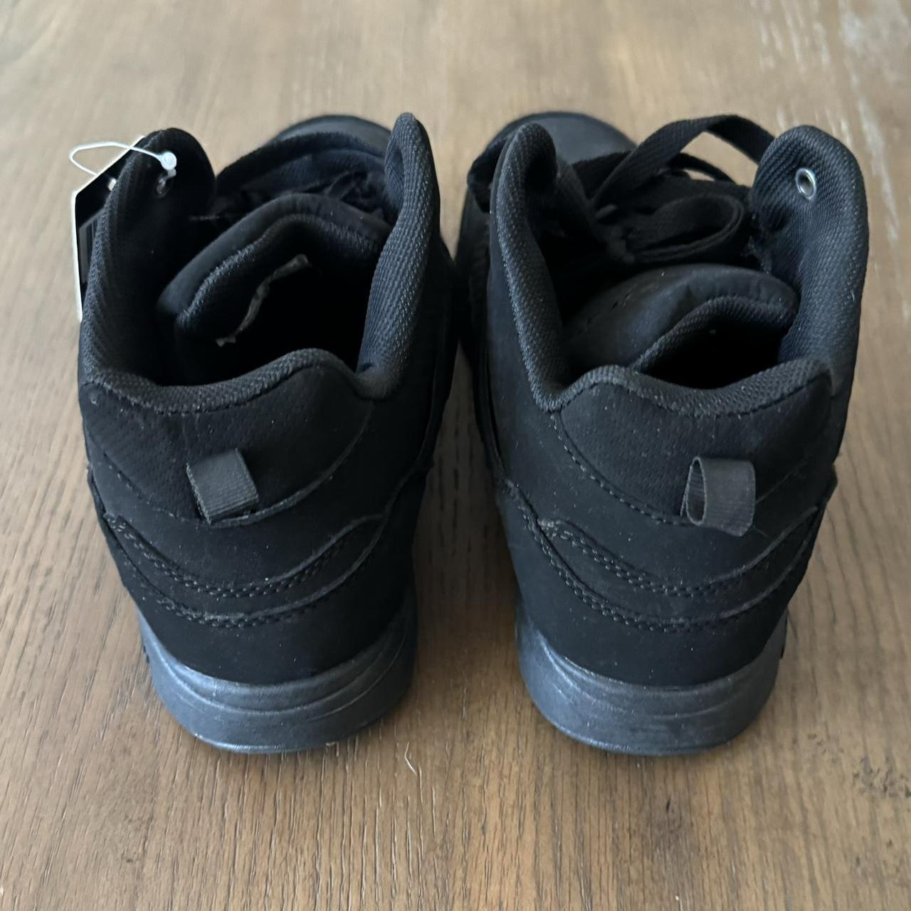 FUBU Black Suede Athletic Shoes Size 1/2 NEW Depop