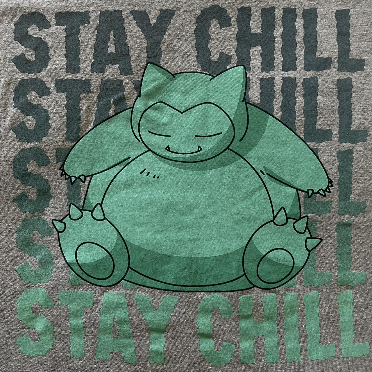 Pokemon Snorlax Stay Chill Short Sleeve Unisex Cotton T-Shirt