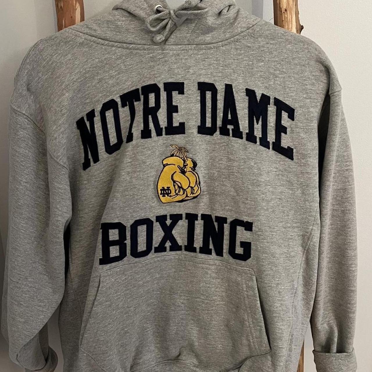 Notre dame hot sale grey sweatshirt