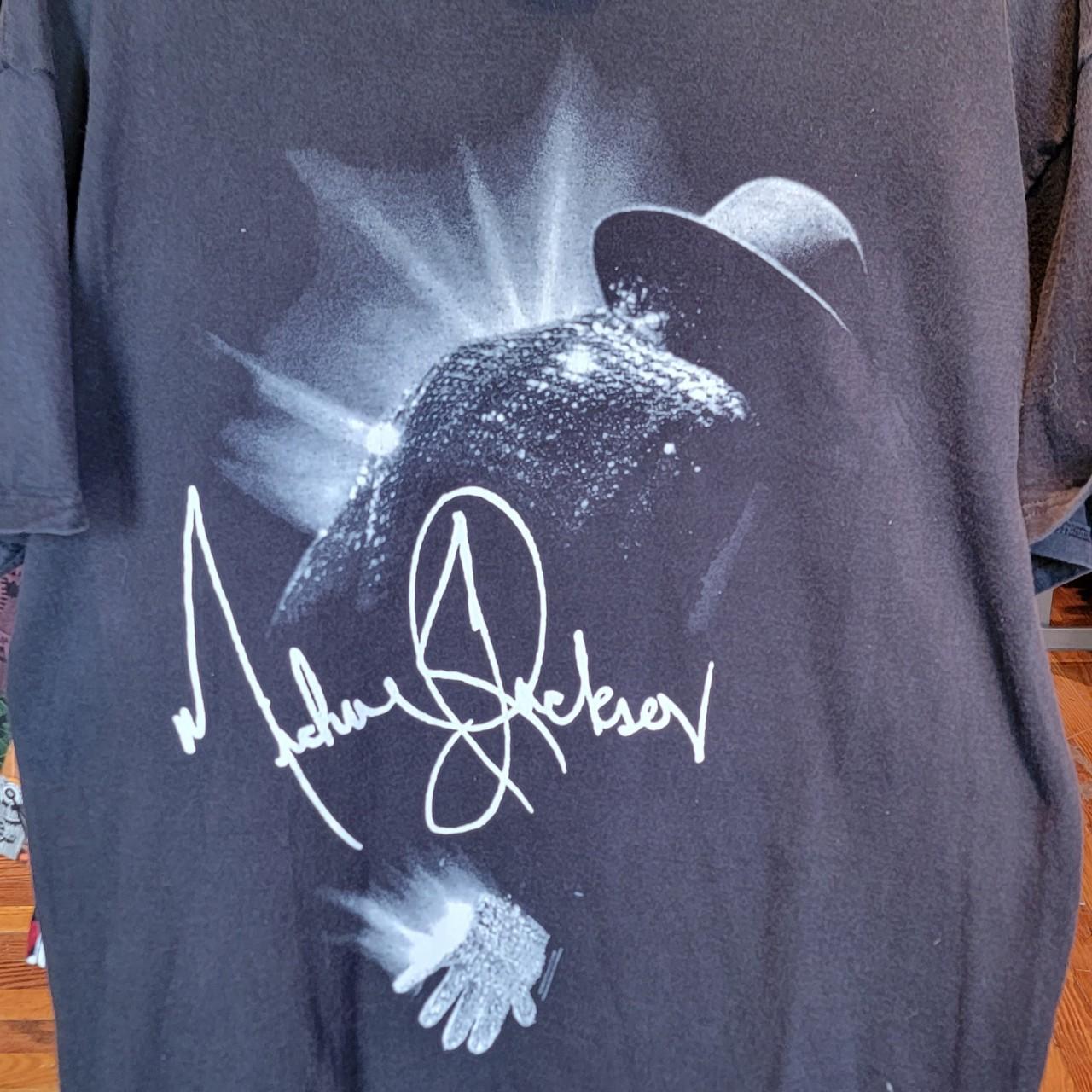 Michael Jackson hanes Tシャツ Hanes T Shirt Size XL 46 48 Mens Black White Michael | Depop