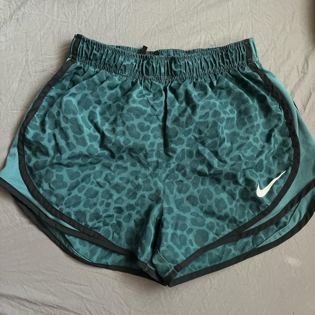 womens cheetah nike shorts