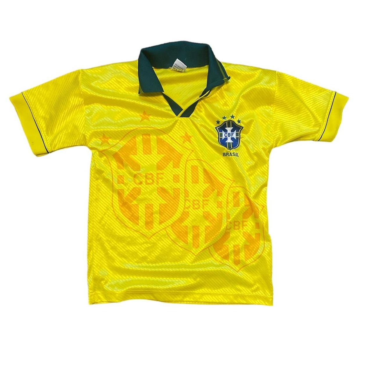 ⚫️ Brazil super cool front graphic 90s jersey ⚫️ Mens... - Depop