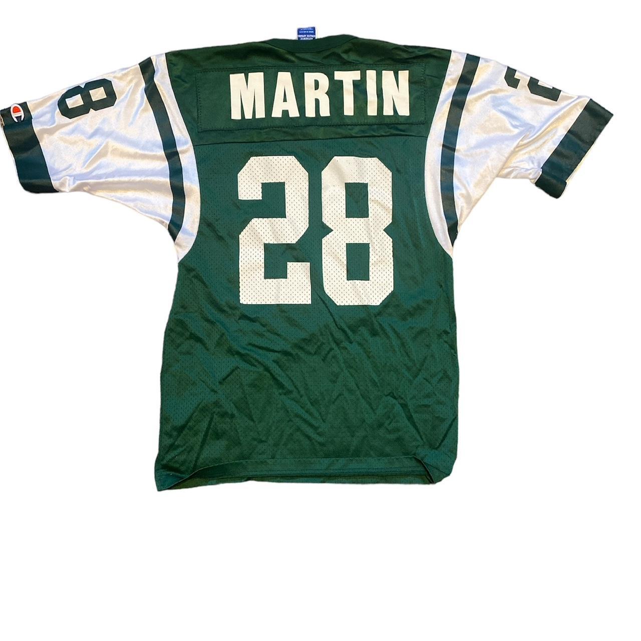 Shirts, New York Jets 28 Curtis Martin Football Jersey Size 48 Chestx295  Long Sv 19