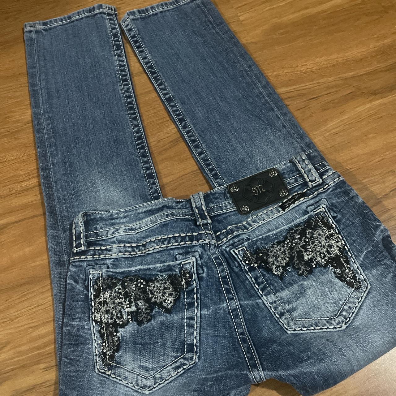 Miss me hot sale embroidered jeans