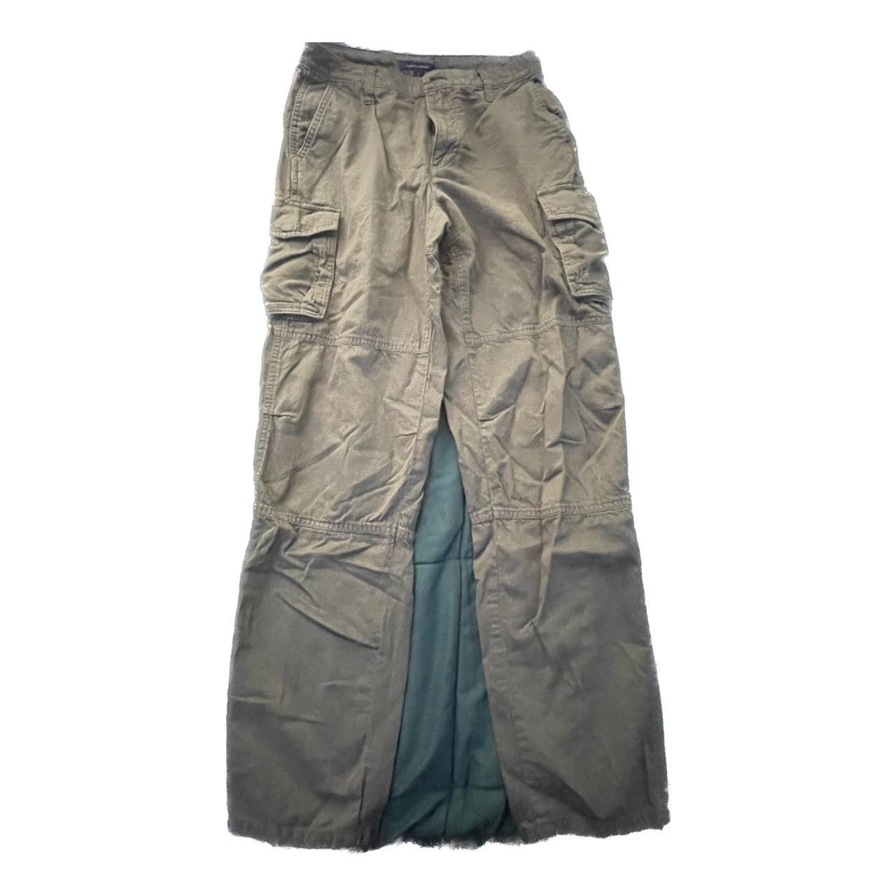 green tommy hilfiger cargo pants size 2. Depop
