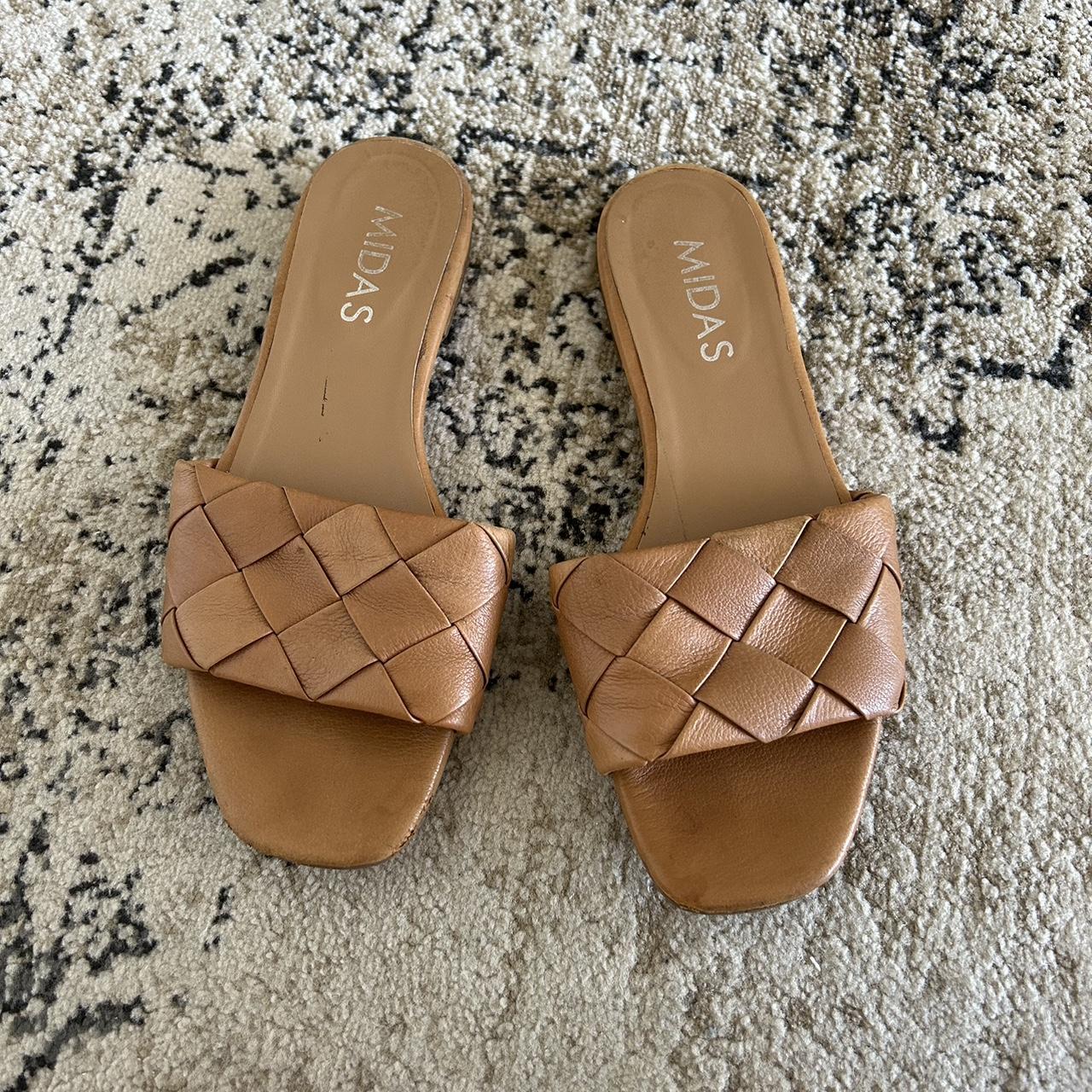 Midas size 37 slides. Worn a few times. So soft and... - Depop