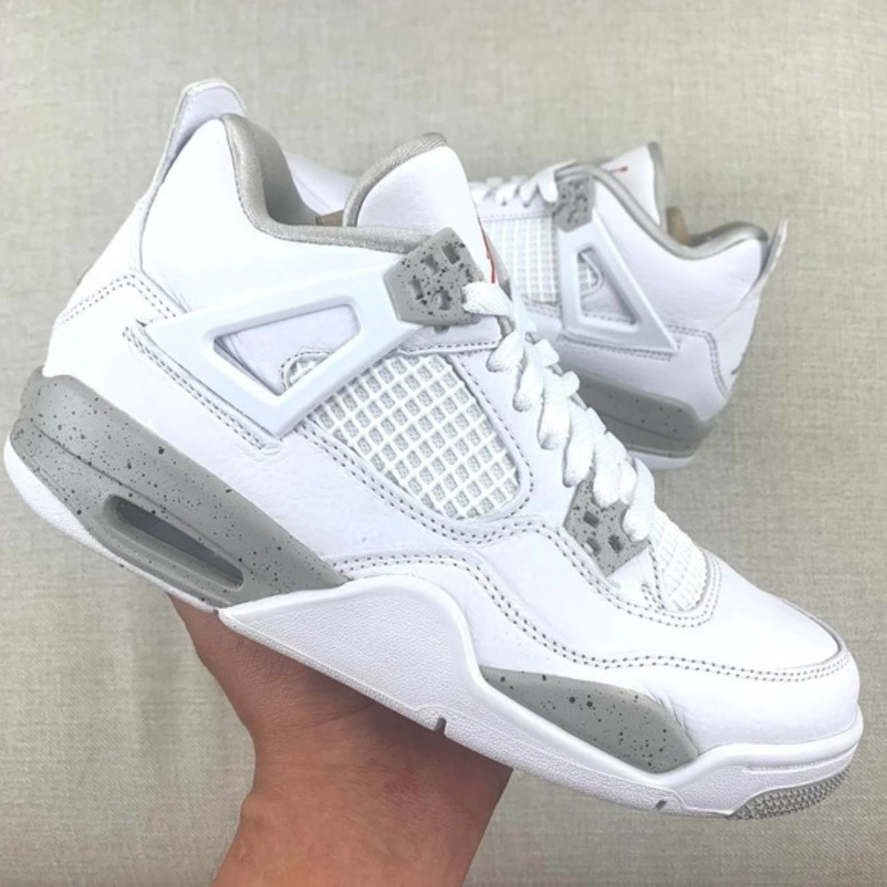 womens jordan 4 white oreo