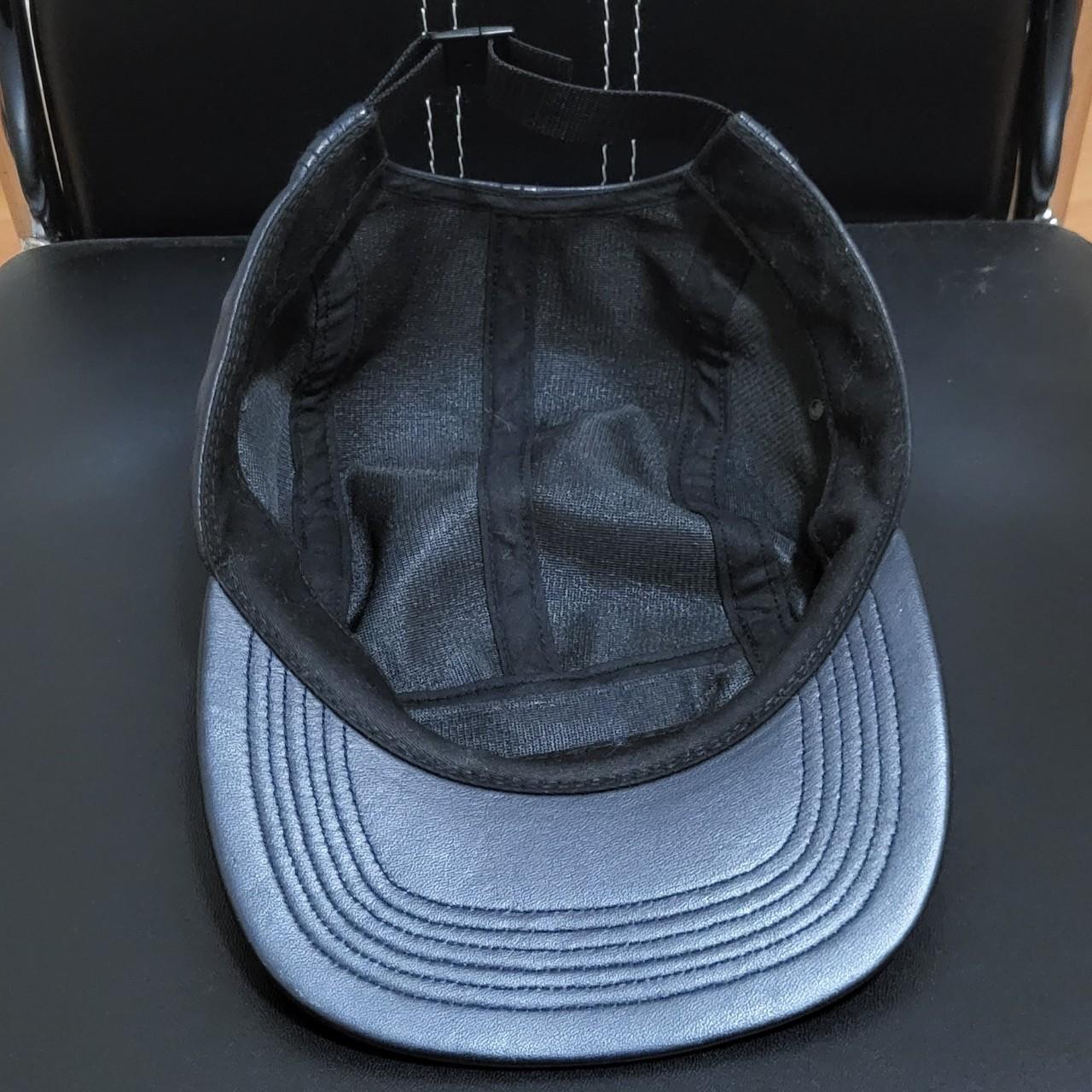 Supreme Olive Leather Camp Cap - Depop