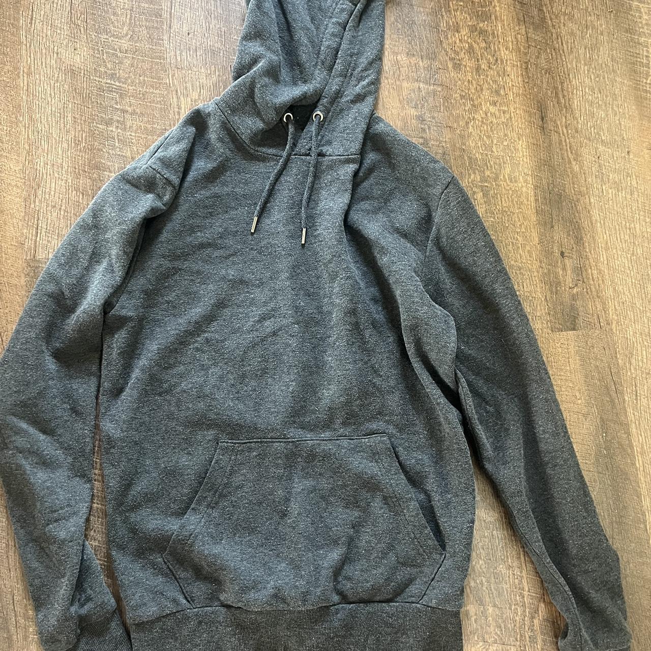 Grey Hoodie - Depop