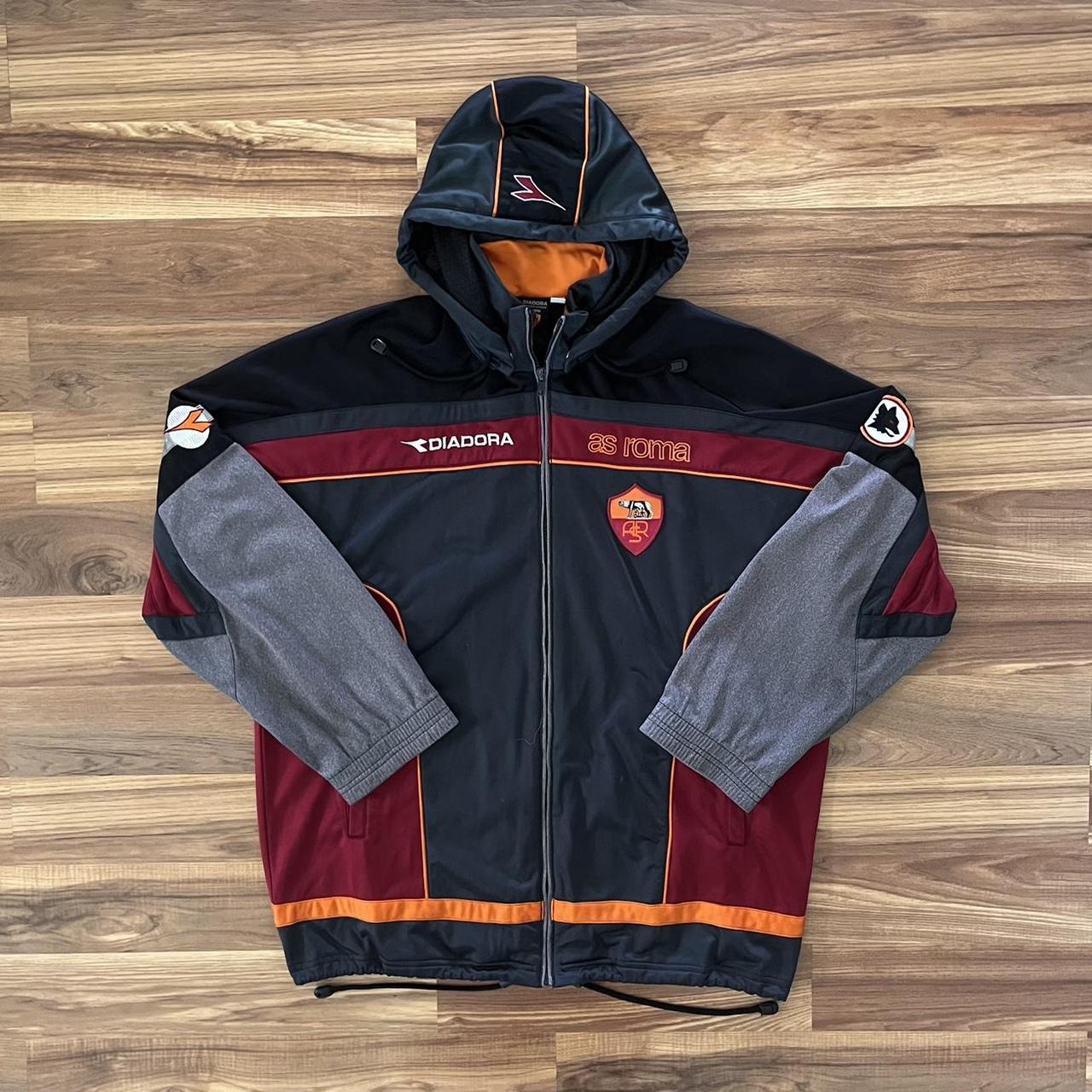 1997 AS Roma Diadora Track Jacket Team Roma. Depop