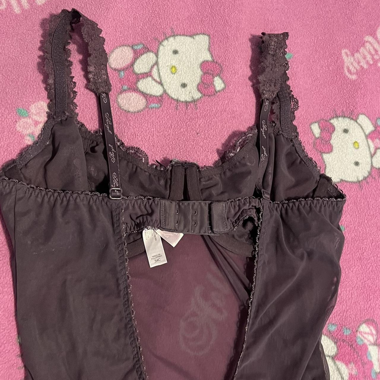 Victoria's Secret purple lace lingerie Size small #18 - Depop