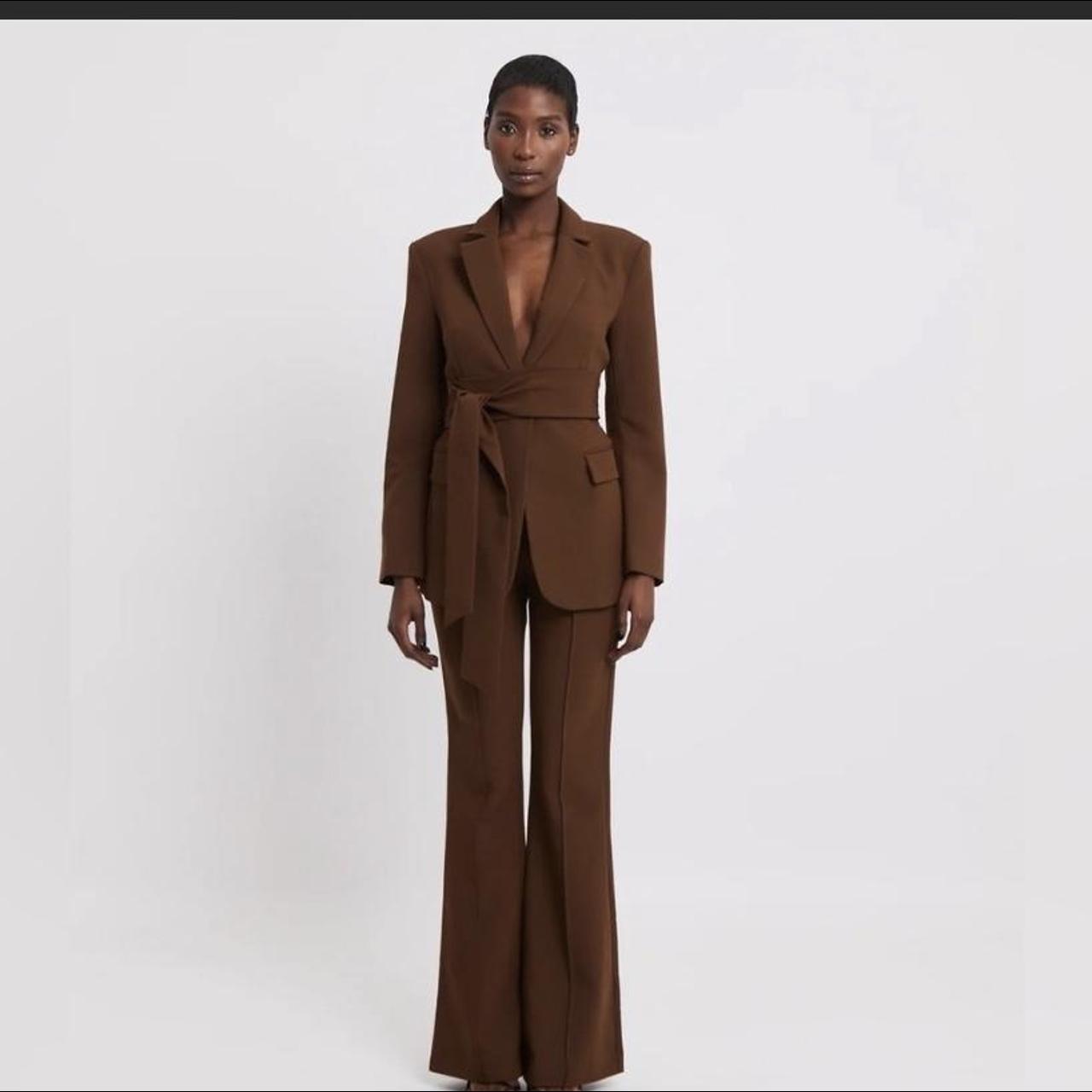 ★SCULPTOR★ Tailored Belted Blazer Brown SC24A117BR Tailored Belted Blazer Brown - 감도 깊은 취향 셀렉트샵 29CM