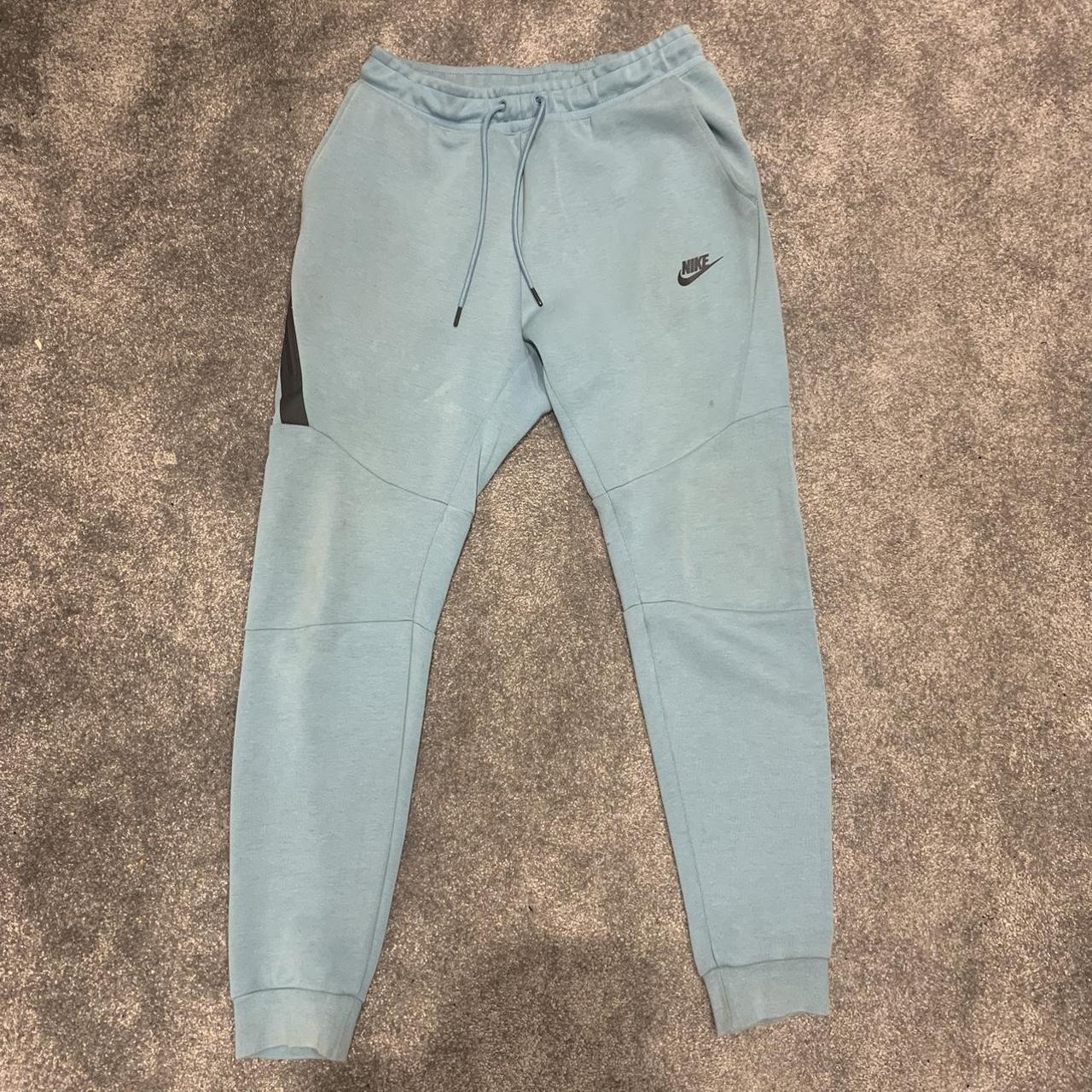 Nike Old Season Baby Blue Joggers Size Small Worn... Depop