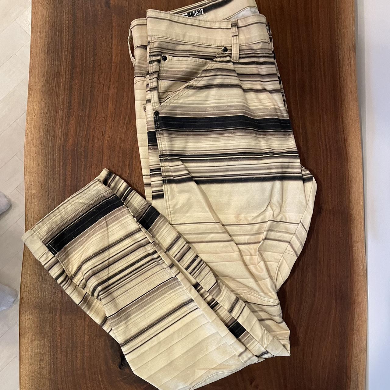 G star deals striped pants