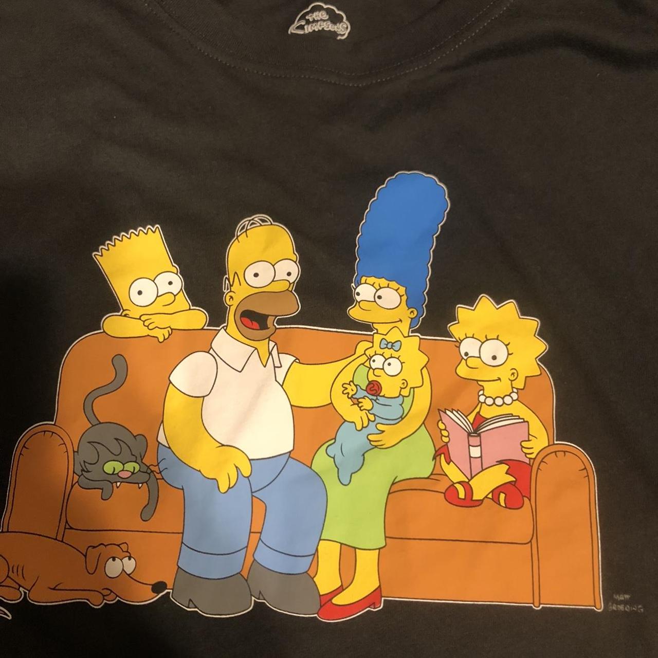 Simpsons Crop Tee Size is 0x but feels like... - Depop