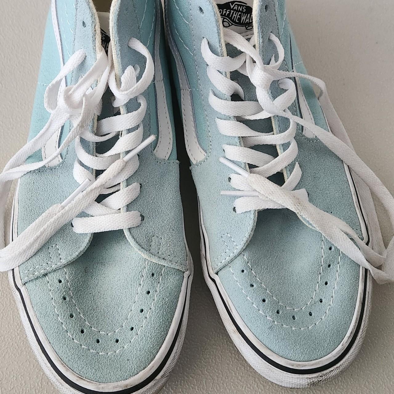 Canal Blue SK8-HI Tapered Shoe Vans Women's Depop