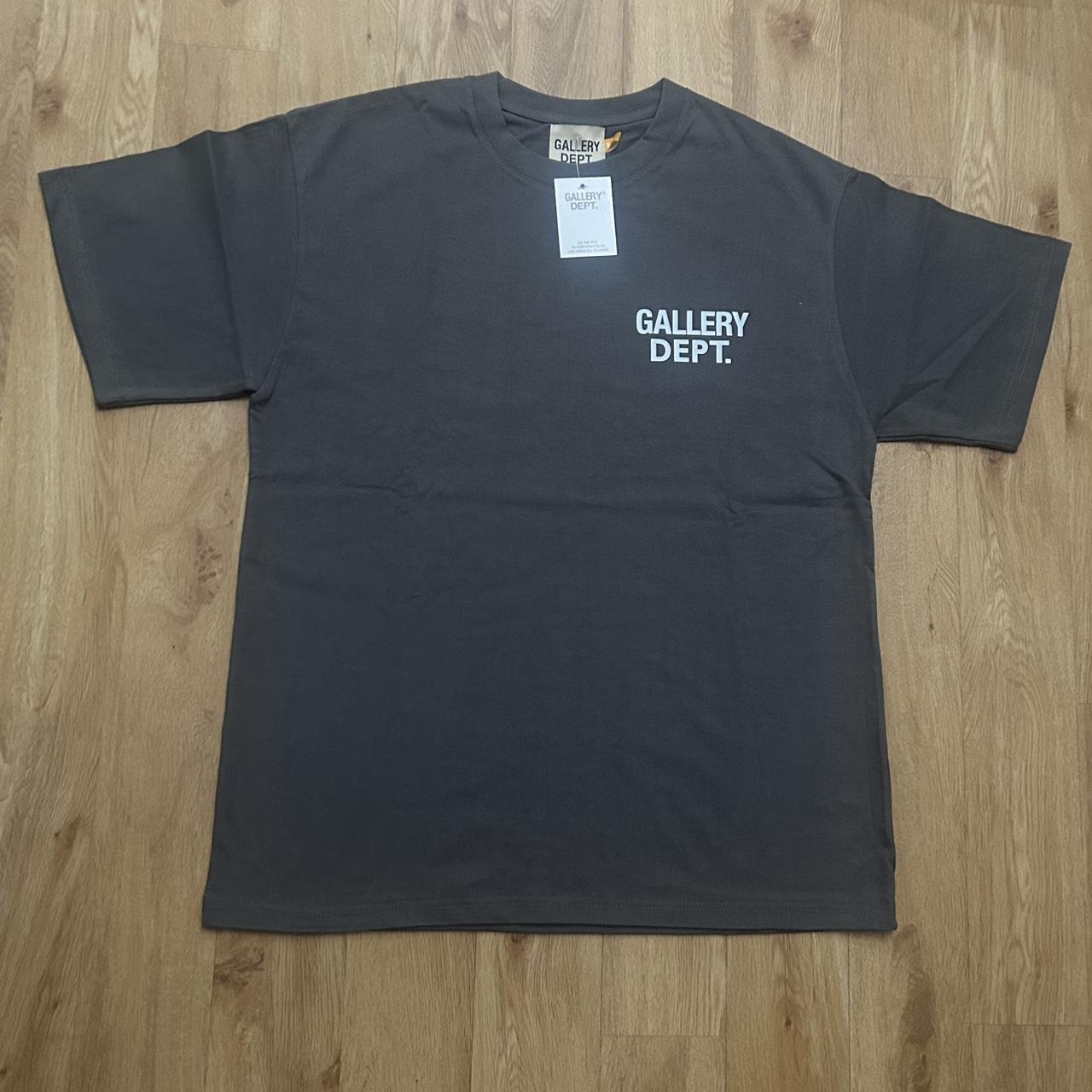 Gallery Dept Logo-print Cotton-Jersey T shirt (Grey🔘 - Depop