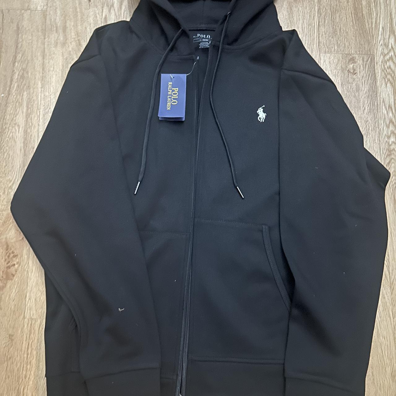 Brand new ralph lauren black hoodie - Depop