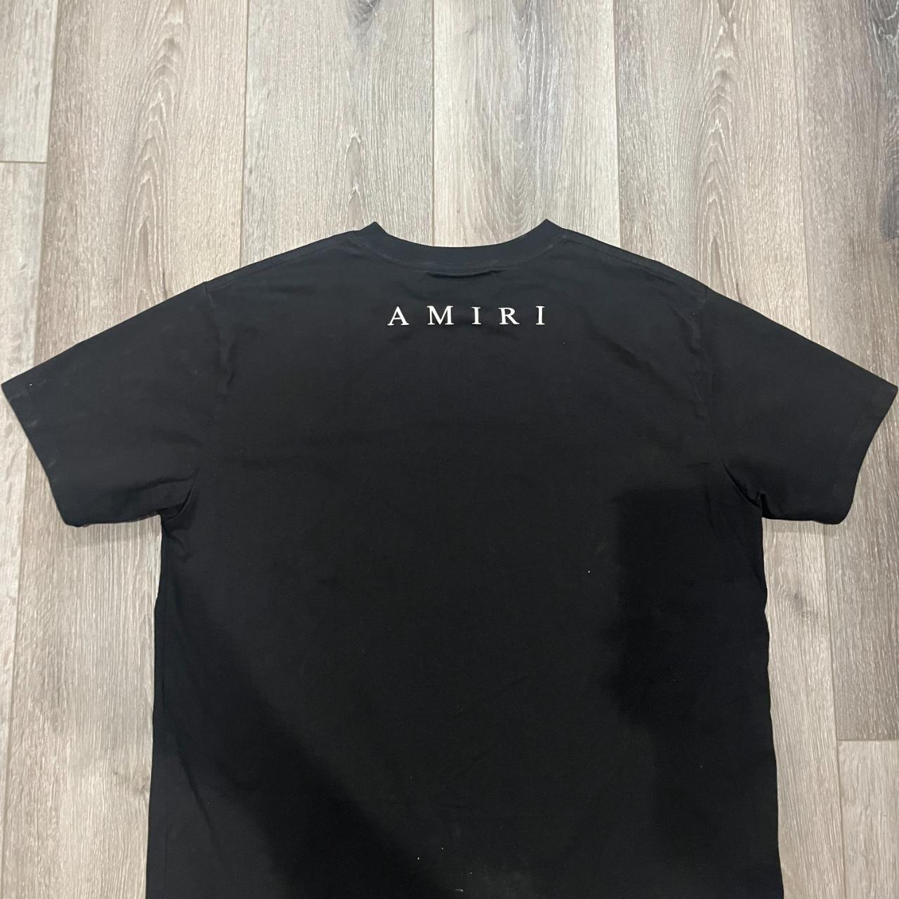 Amiri Grey Logo T-shirt in Gray for Men