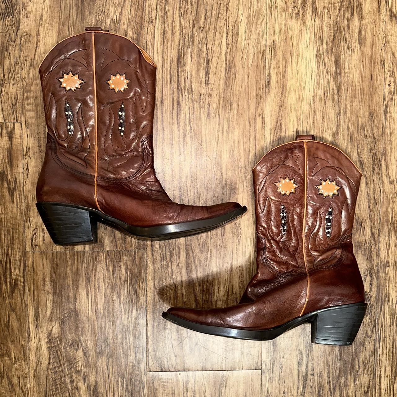 VTG 80 90s VANELi Cowgirl Boot Vintage VANELi Depop