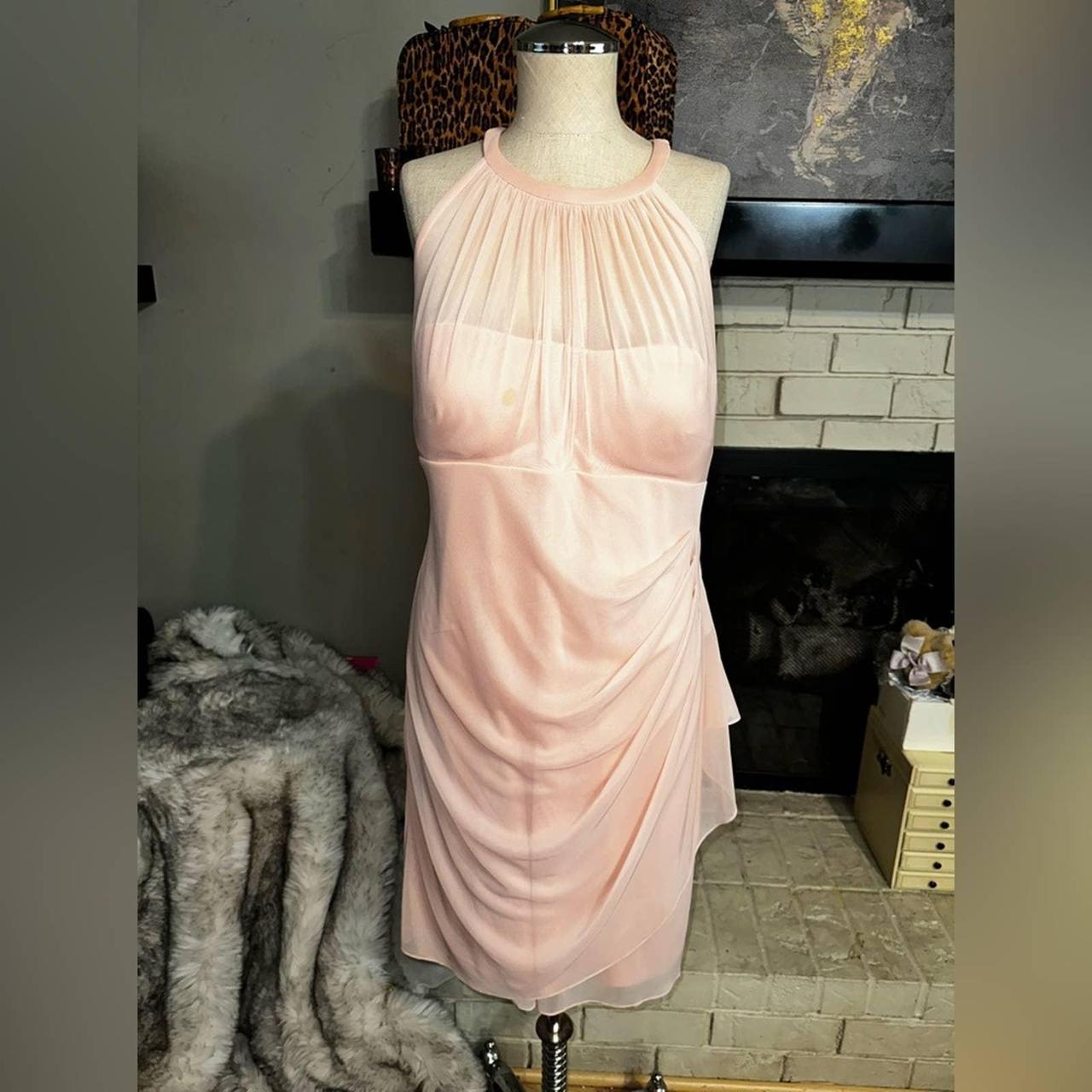 David's bridal hot sale peach dress