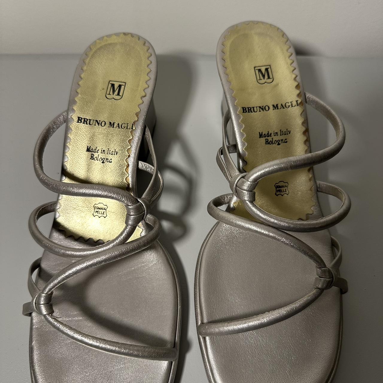 Designer shoes Bruno Magli sandals size 7.5