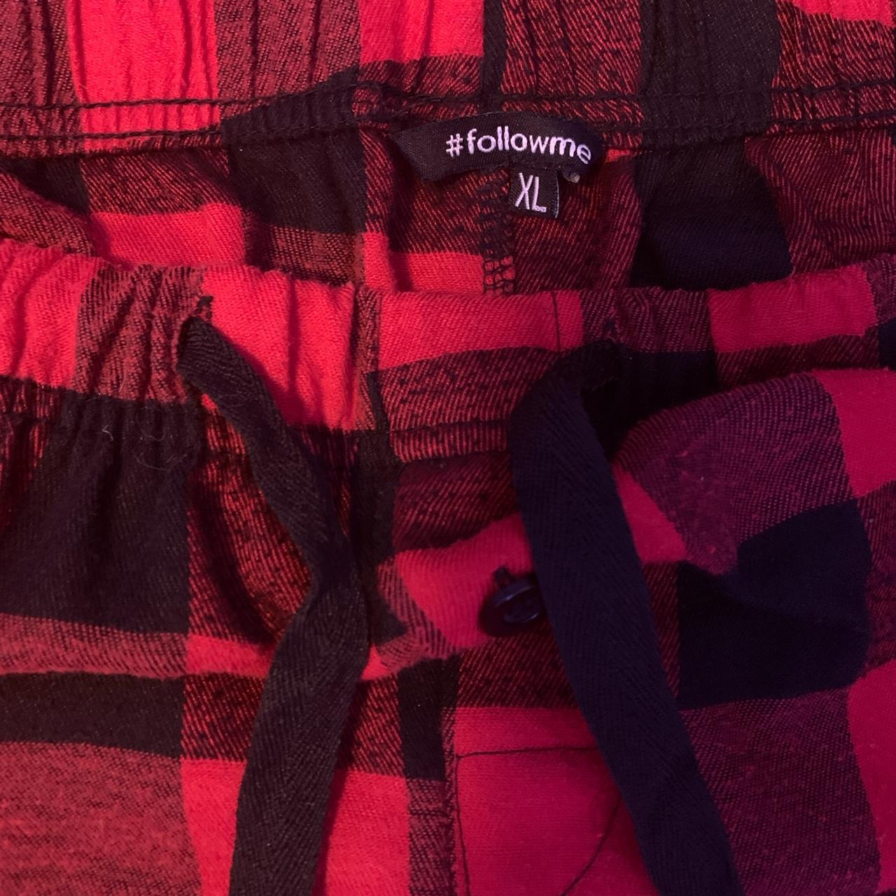 Black & Red Pajama Pants Perfect Condition, Now... - Depop