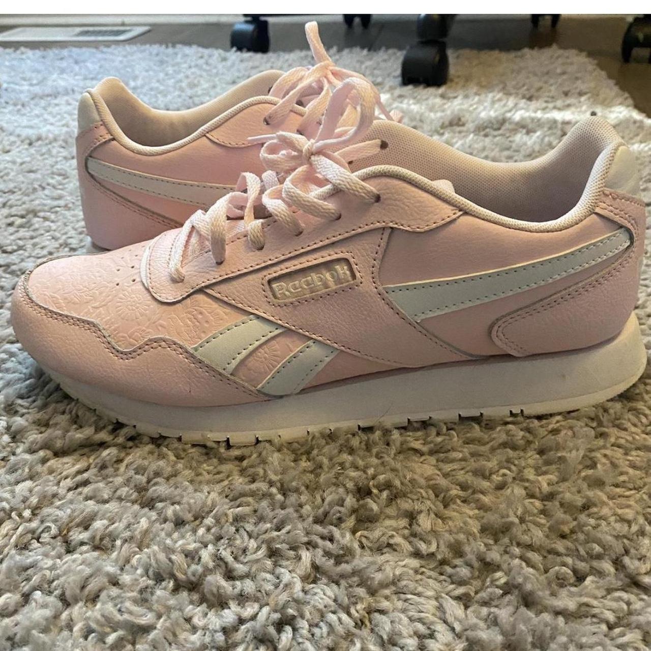 REEBOK BBY PINK💅🏼👟:Classic Harman Run Sneakers Pink... - Depop