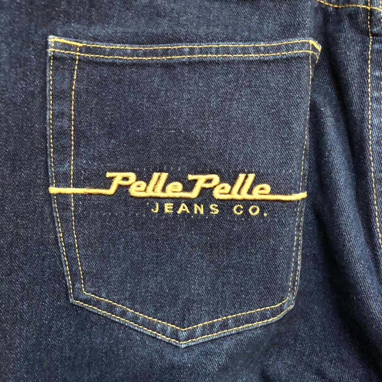 Men's Pelle Pelle Denim Corduroy Patchwork Jeans Size 38x32 EUC