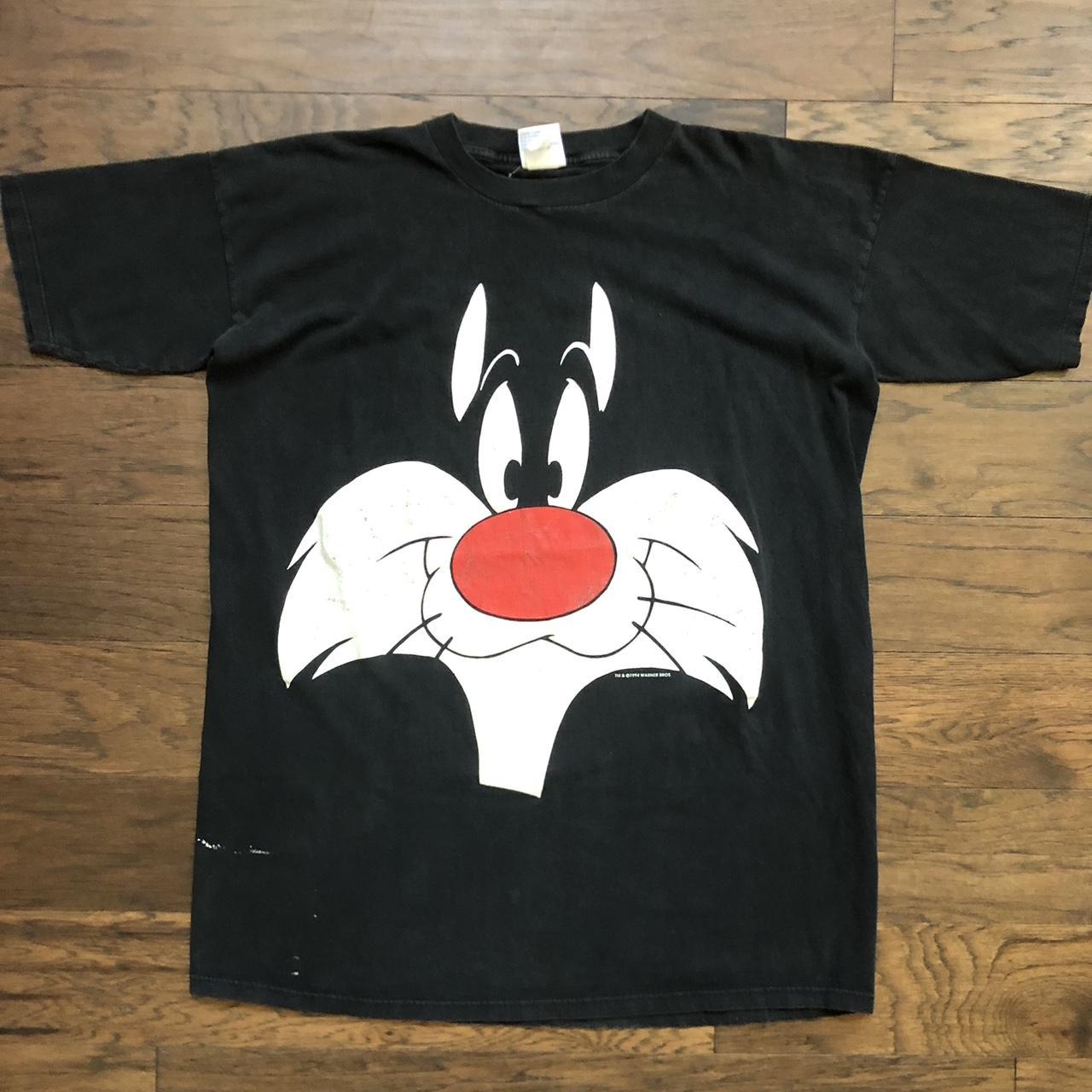 VINTAGE Sylvester Shirt Adult Size XL 1994 Looney Tunes big newest graphic