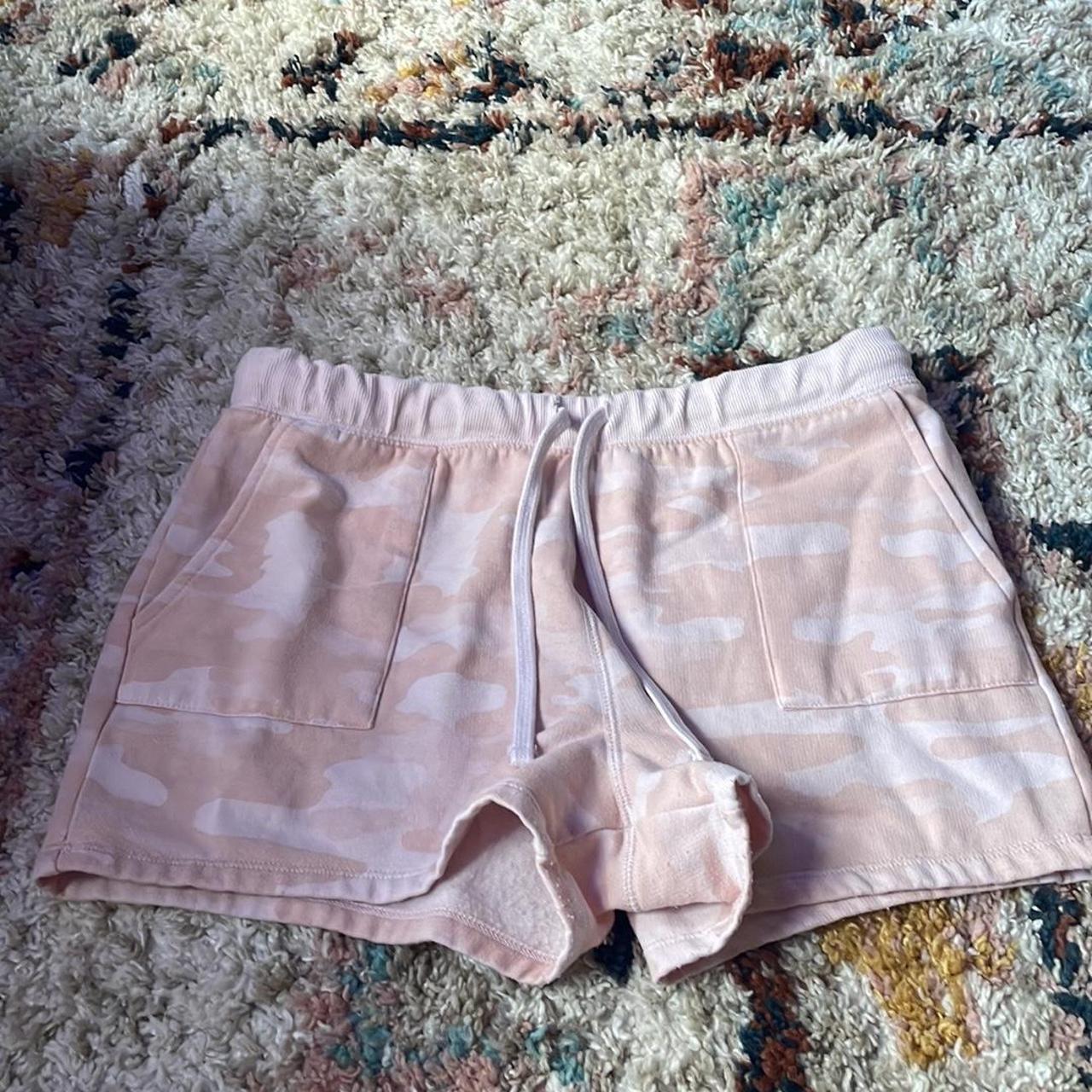 Pink camo shorts