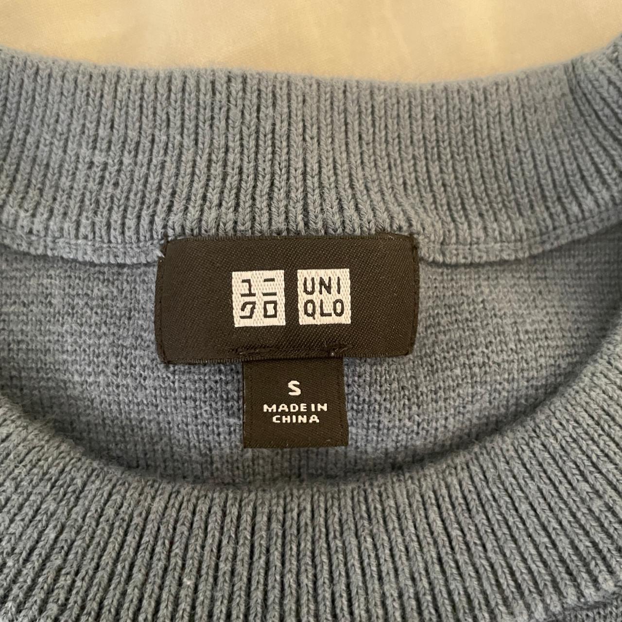 Blue Cozy Uniqlo Sweater || Size S • 100% Cotton •... - Depop