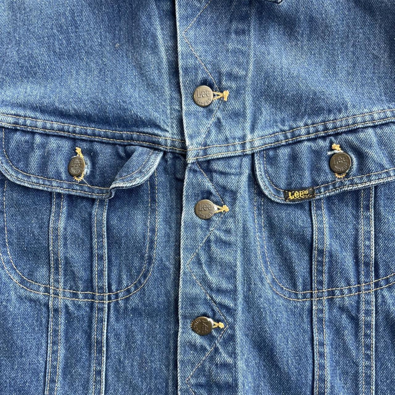 Lee Women's Jacket - Blue - M – vintage 70s Lee r… - image 4