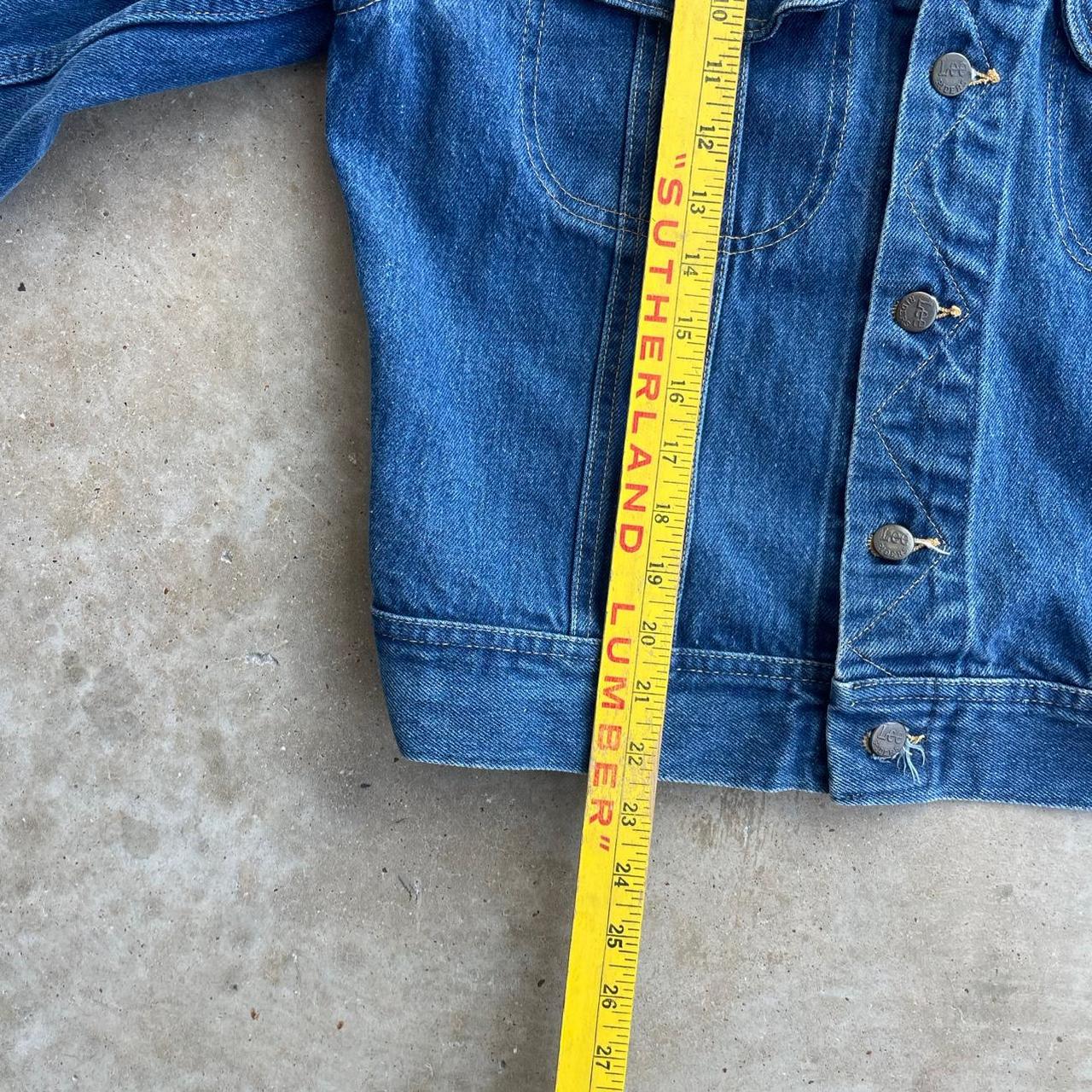 Lee Women's Jacket - Blue - M – vintage 70s Lee r… - image 6