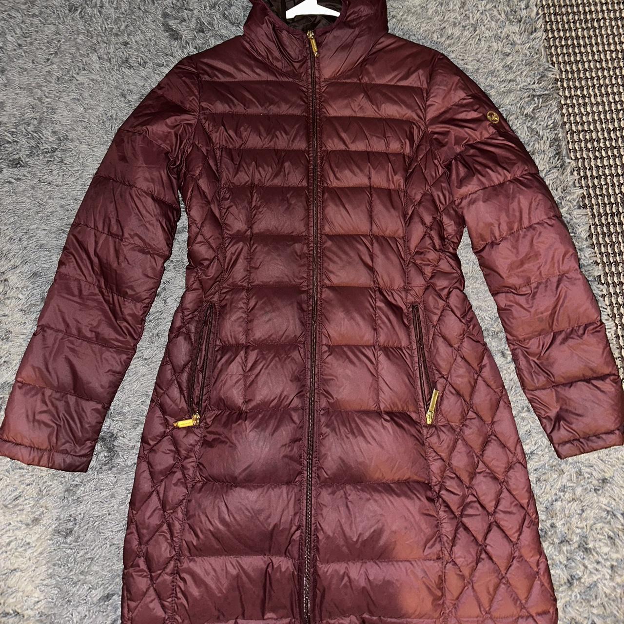 Michael kors deals maroon jacket