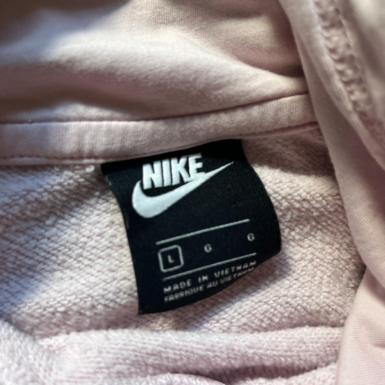 nike hoodie light pink