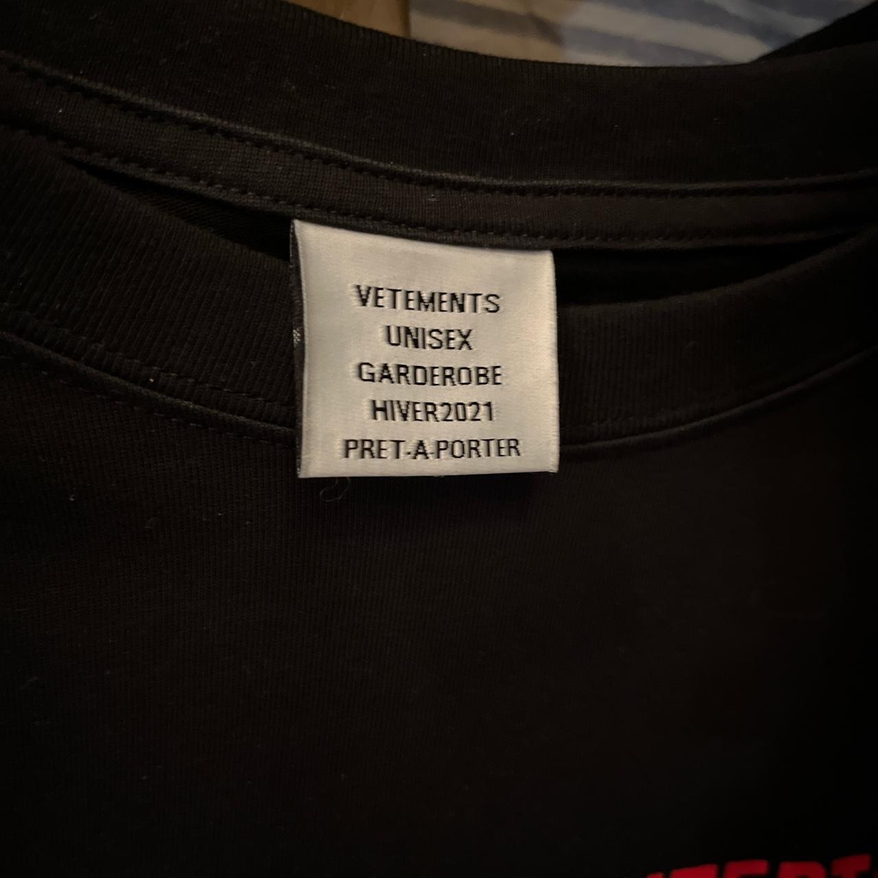 Vetements restricted tee size L #destroylonely... - Depop