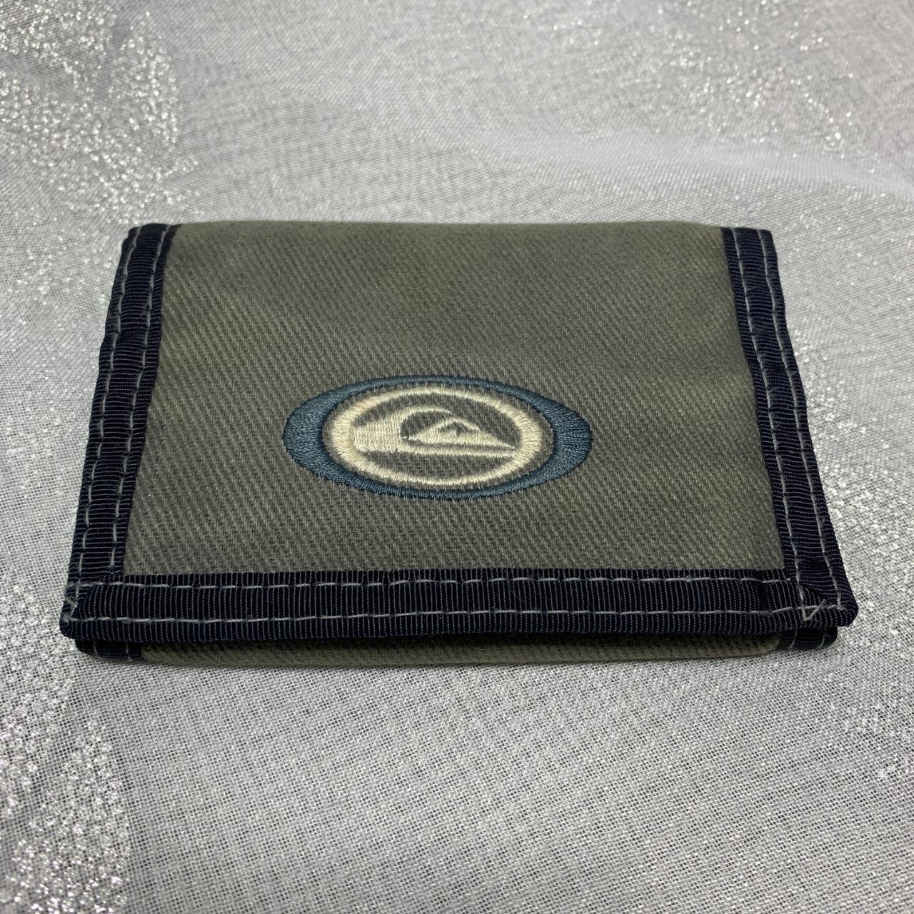 Vintage Quiksilver Trifold Wallet Canvas Embroidered... Depop