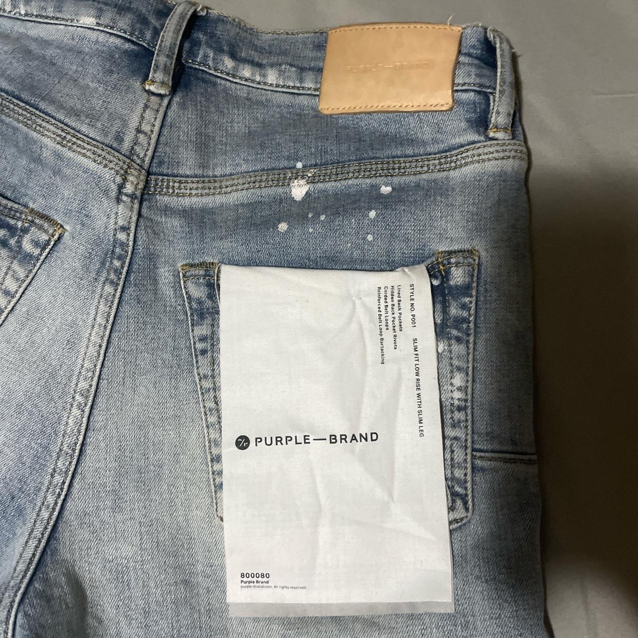 P001 LOW RISE SKINNY JEAN - Light Indigo Paint