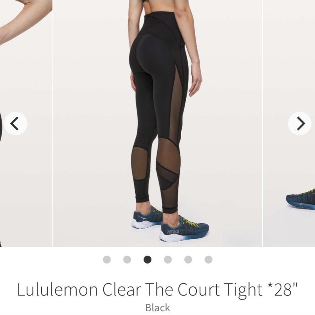 Lululemon leggings mesh full length The material is - Depop