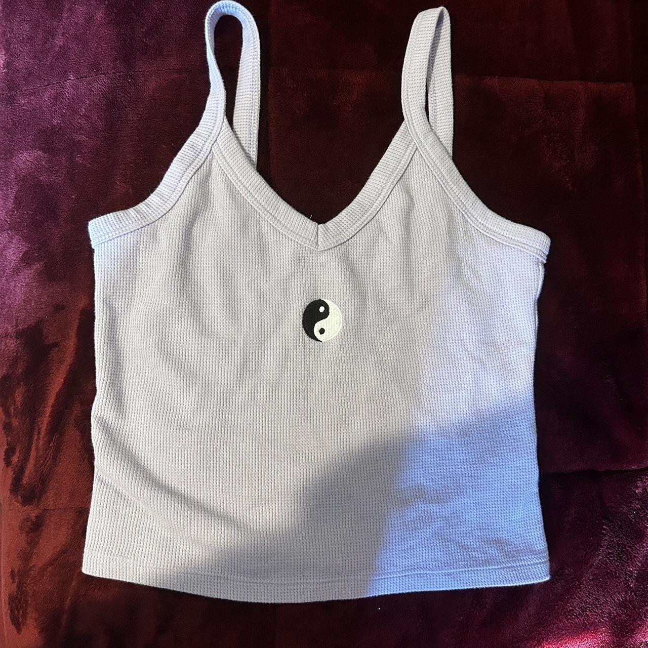 pastel purple tank top size: small quality: perfect... - Depop