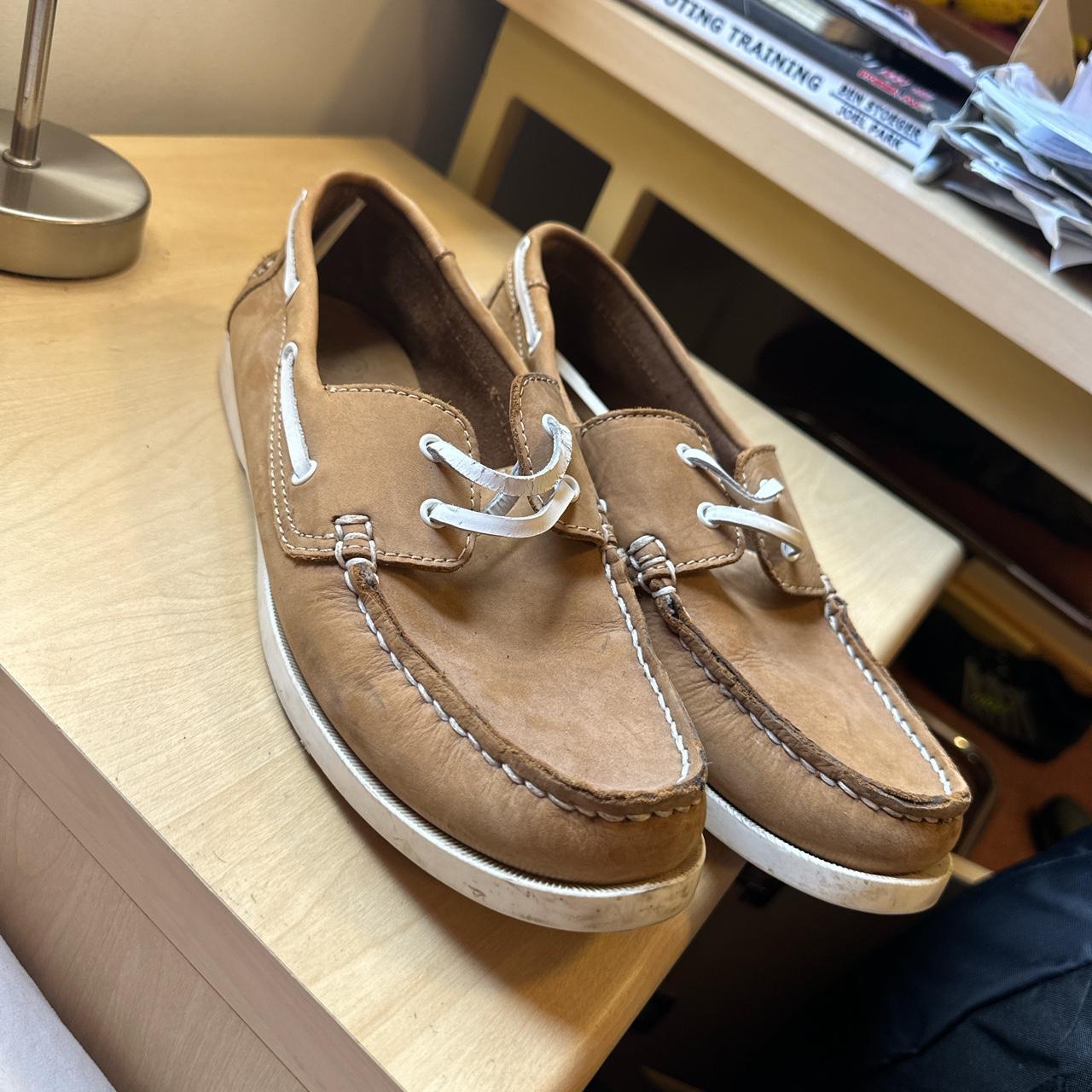 Men’s kurt Geiger boat shoes size 10 good condition - Depop